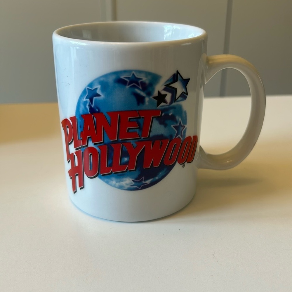 Vintage Planet Hollywood souvenir mug 1990s 90s